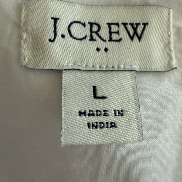 J. Crew White Dress Long-Sleeved Button-Up - Picture 2 of 4